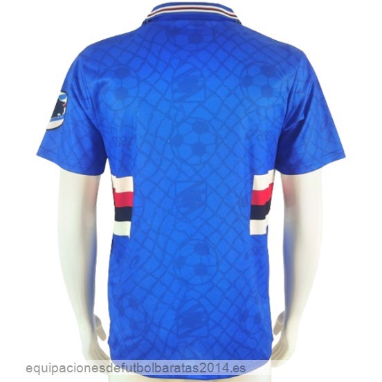 Nuevo 1ª Camiseta Sampdoria Retro 1994 1995 Azul Baratas